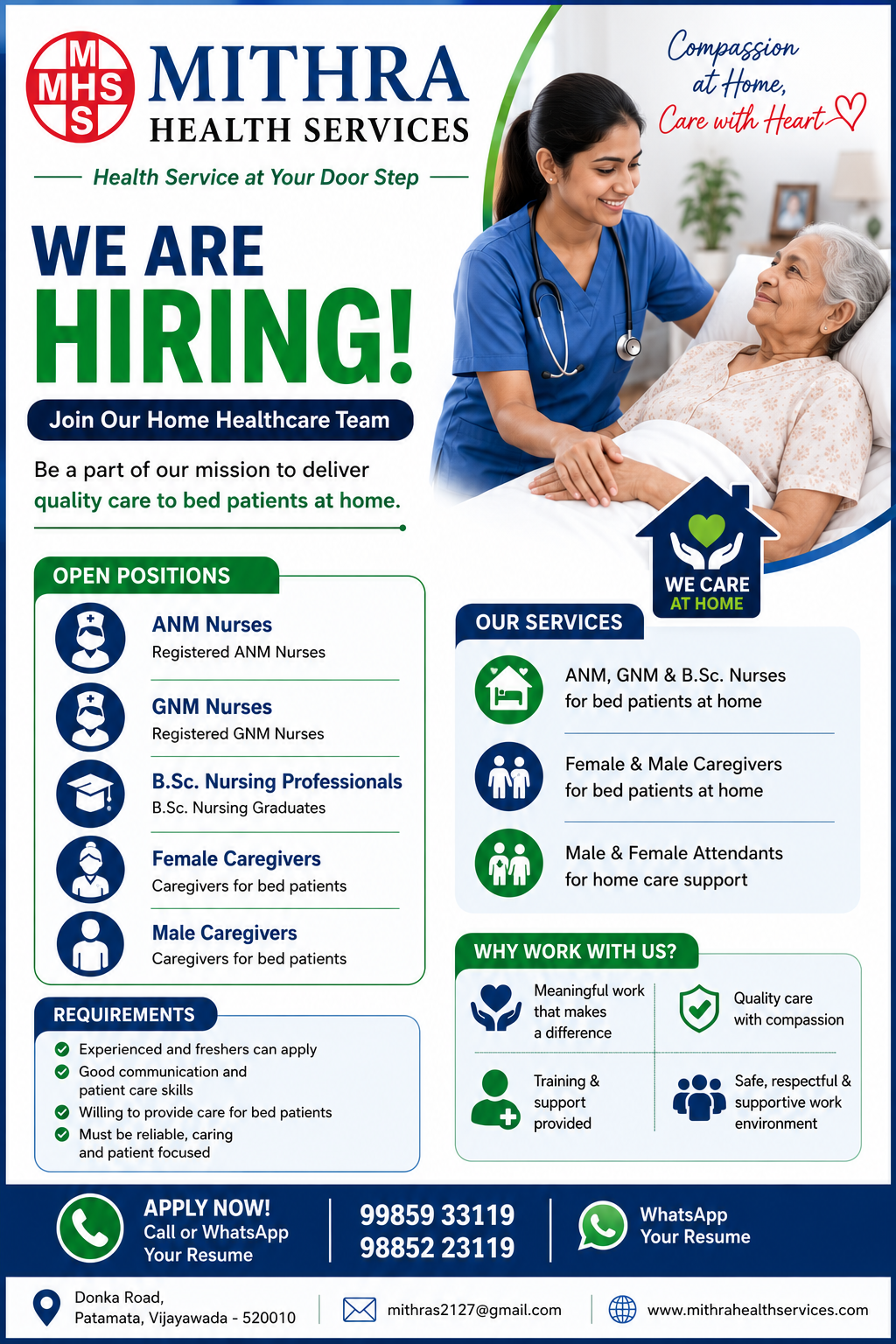 Mithra Hiring Flyer